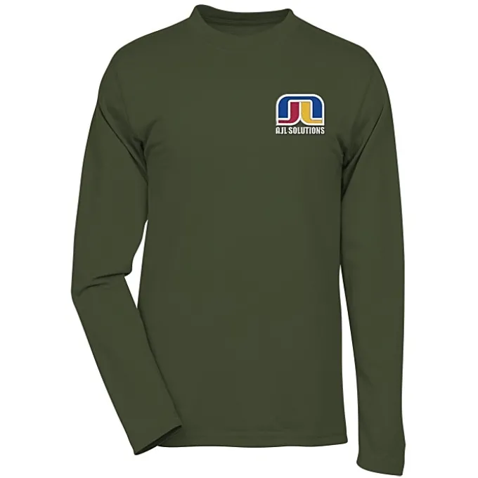 Dri-Balance Blend Long Sleeve T-Shirt - Men's - Embroidered