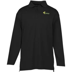 Dry-Mesh Hi-Performance Long Sleeve Polo - Men's