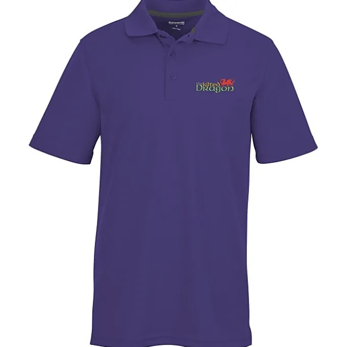 Dry-Mesh Hi-Performance Polo - Men's - Embroidered - 24 hr