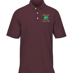 Dry Zone Stain Release Mini Grid Polo - Men's