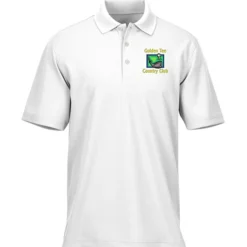 Dry Zone Stain Release Mini Grid Polo - Men's