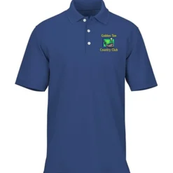 Dry Zone Stain Release Mini Grid Polo - Men's