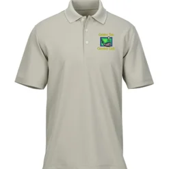 Dry Zone Stain Release Mini Grid Polo - Men's