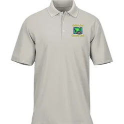 Dry Zone Stain Release Mini Grid Polo - Men's