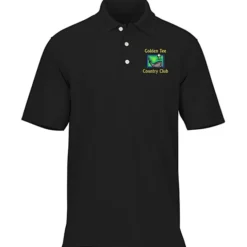 Dry Zone Stain Release Mini Grid Polo - Men's