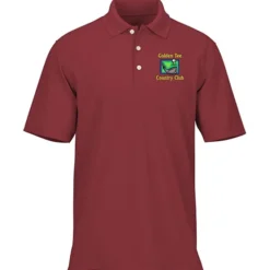 Dry Zone Stain Release Mini Grid Polo - Men's