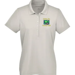 Dry Zone Stain Release Mini Grid Polo - Ladies'