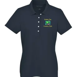 Dry Zone Stain Release Mini Grid Polo - Ladies'