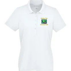 Dry Zone Stain Release Mini Grid Polo - Ladies'