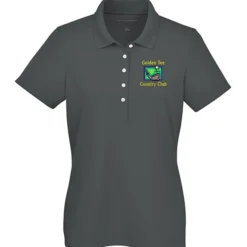 Dry Zone Stain Release Mini Grid Polo - Ladies'