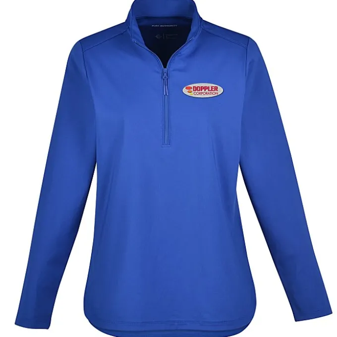 Dual-Knit 1/4-Zip Pullover - Ladies'