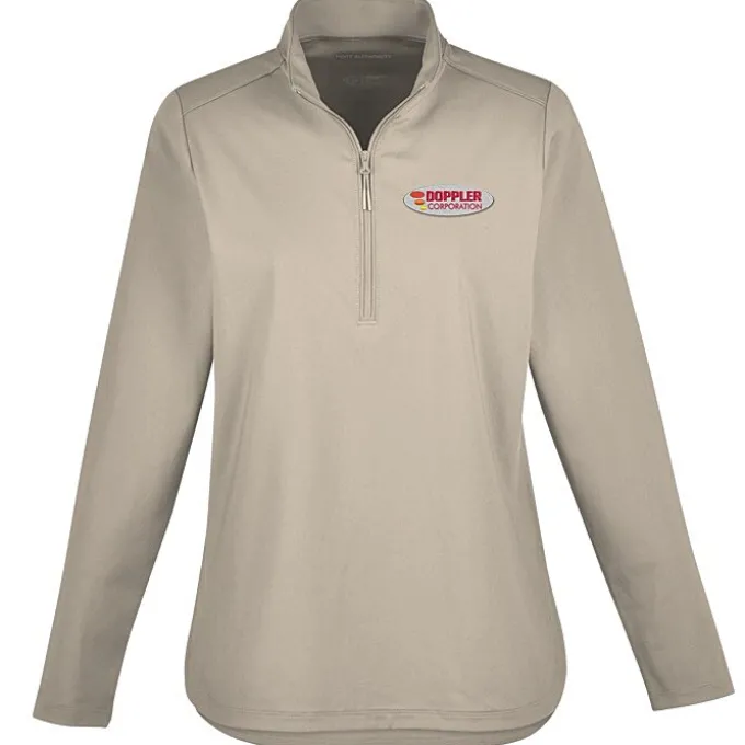 Dual-Knit 1/4-Zip Pullover - Ladies'