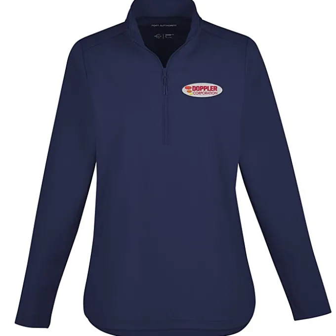 Dual-Knit 1/4-Zip Pullover - Ladies'