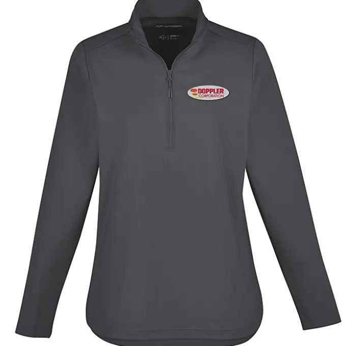 Dual-Knit 1/4-Zip Pullover - Ladies'
