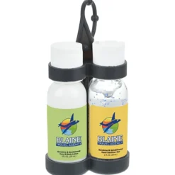 Dual Sanitizer & Lotion Carabiner Kit