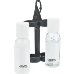 Dual Sanitizer & Lotion Carabiner Kit