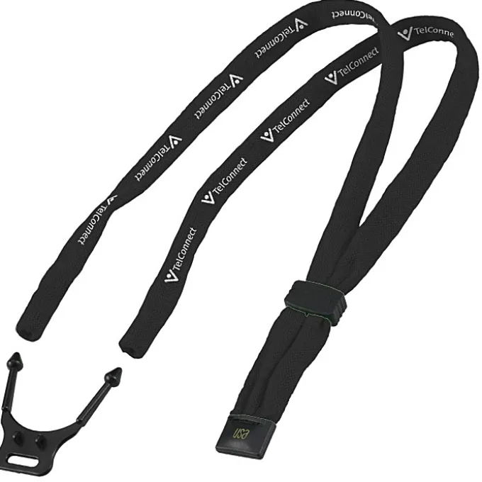 Dual-Use Cotton Lanyard/Eyewear Retainer - 1/2 inches