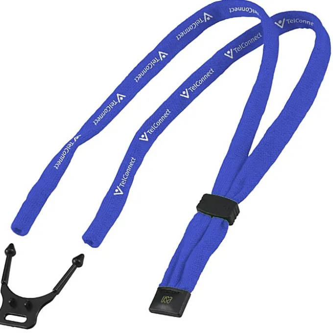 Dual-Use Cotton Lanyard/Eyewear Retainer - 1/2 inches