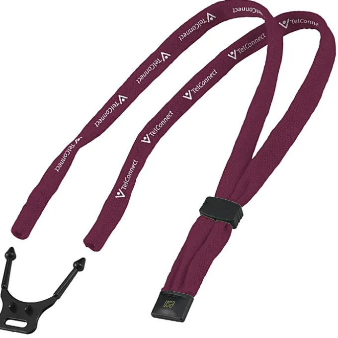 Dual-Use Cotton Lanyard/Eyewear Retainer - 1/2 inches