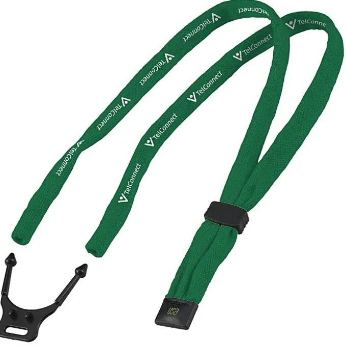 Dual-Use Cotton Lanyard/Eyewear Retainer - 1/2 inches