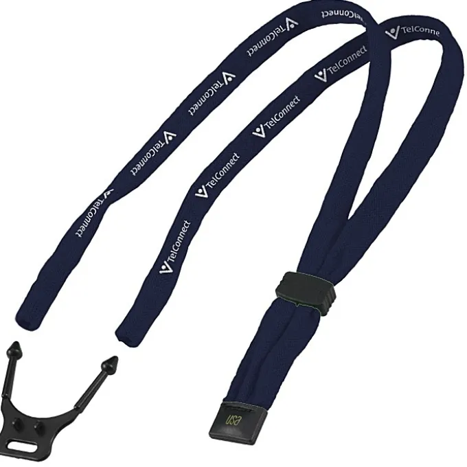 Dual-Use Cotton Lanyard/Eyewear Retainer - 1/2 inches