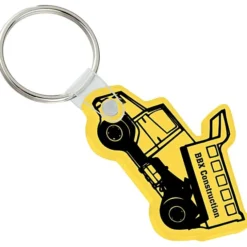 Dump Truck Soft Keychain - Opaque