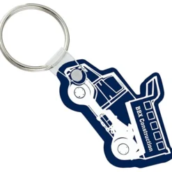 Dump Truck Soft Keychain - Opaque