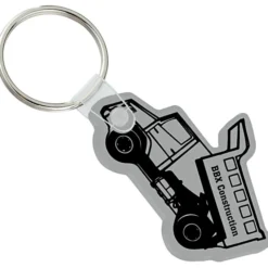 Dump Truck Soft Keychain - Opaque