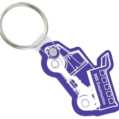 Dump Truck Soft Keychain - Opaque