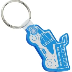 Dump Truck Soft Keychain - Translucent