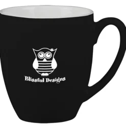 Duo-Tone Bistro Ceramic Mug - 16 oz - 24 hr