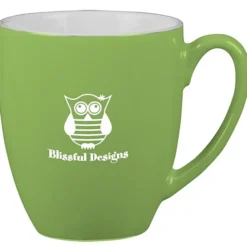 Duo-Tone Bistro Ceramic Mug - 16 oz - 24 hr