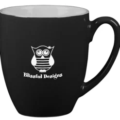 Duo-Tone Bistro Ceramic Mug - 16 oz - 24 hr