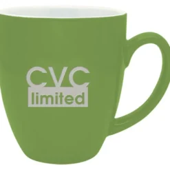 Duo-Tone Bistro Ceramic Mug - 16 oz - Deep Etch