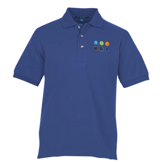Easy Care Pique Knit Polo - Men's