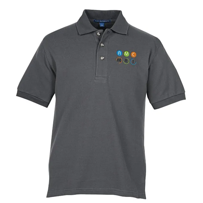 Easy Care Pique Knit Polo - Men's
