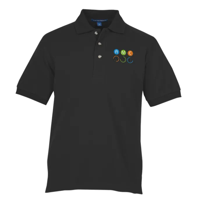 Easy Care Pique Knit Polo - Men's