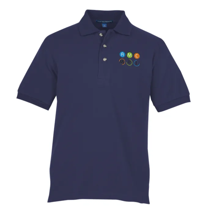 Easy Care Pique Knit Polo - Men's