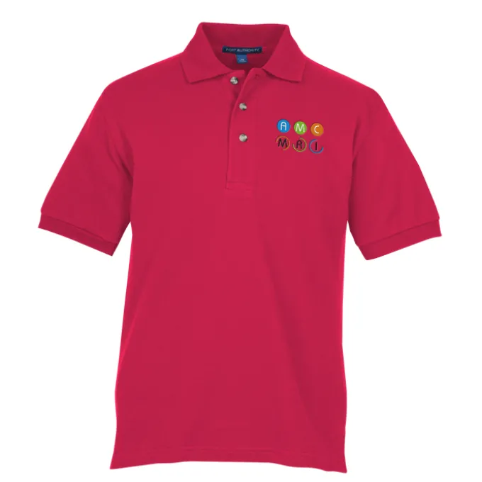 Easy Care Pique Knit Polo - Men's