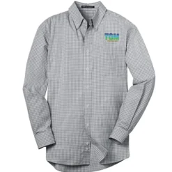 Easy Care Plaid Dress Shirt - Men's