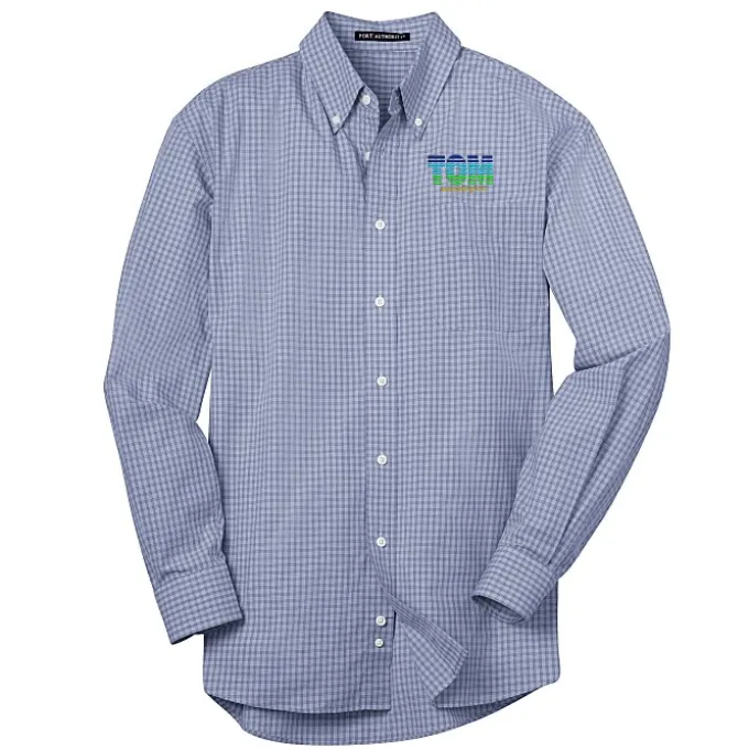 Easy Care Plaid Dress Shirt - Men's