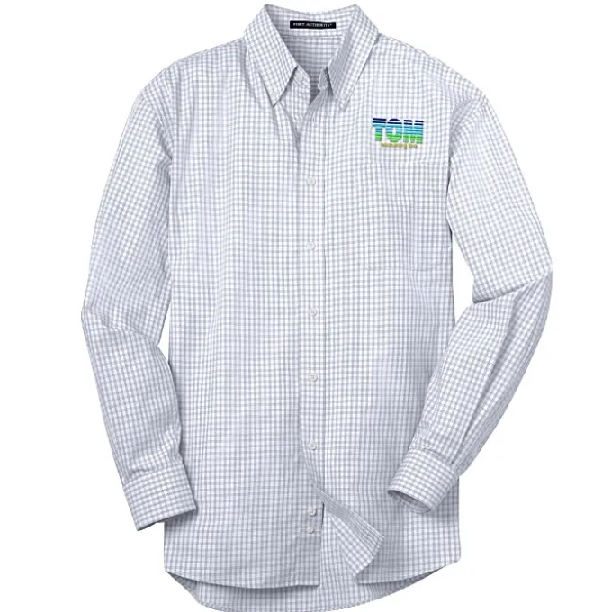 Easy Care Plaid Dress Shirt - Men's