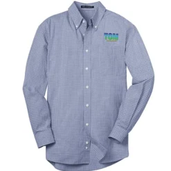 Easy Care Plaid Dress Shirt - Men's