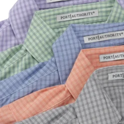 Easy Care Plaid Dress Shirt - Men's