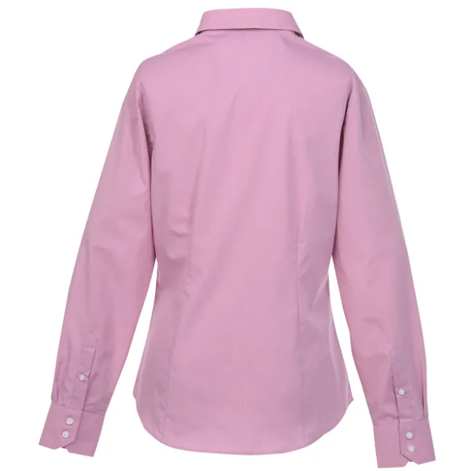 Easy Care Poplin Crosshatch Shirt - Ladies'