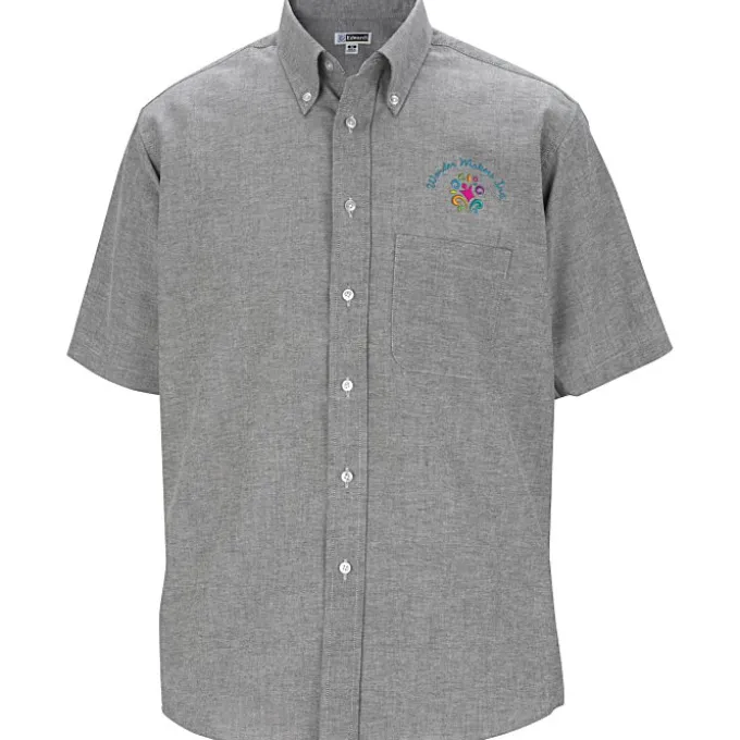 Easy Care Short Sleeve Oxford Shirt - Men's - 24 hr