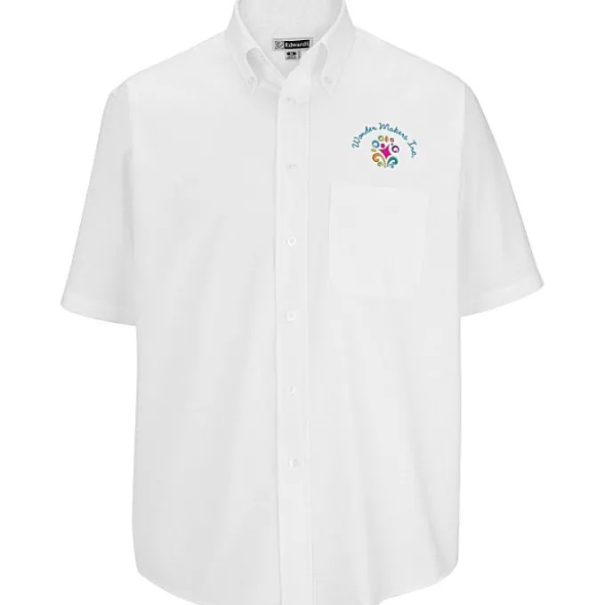 Easy Care Short Sleeve Oxford Shirt - Men's - 24 hr