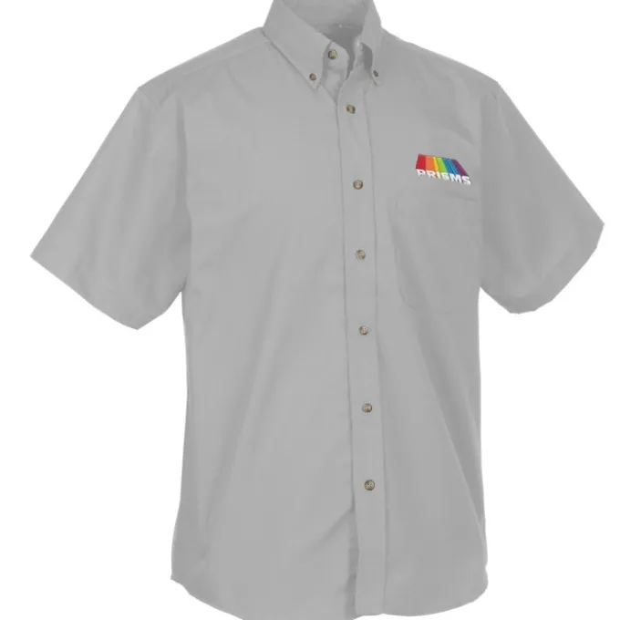 Easy Care Short Sleeve Poplin Shirt - Men's