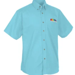 Easy Care Short Sleeve Poplin Shirt - Men's