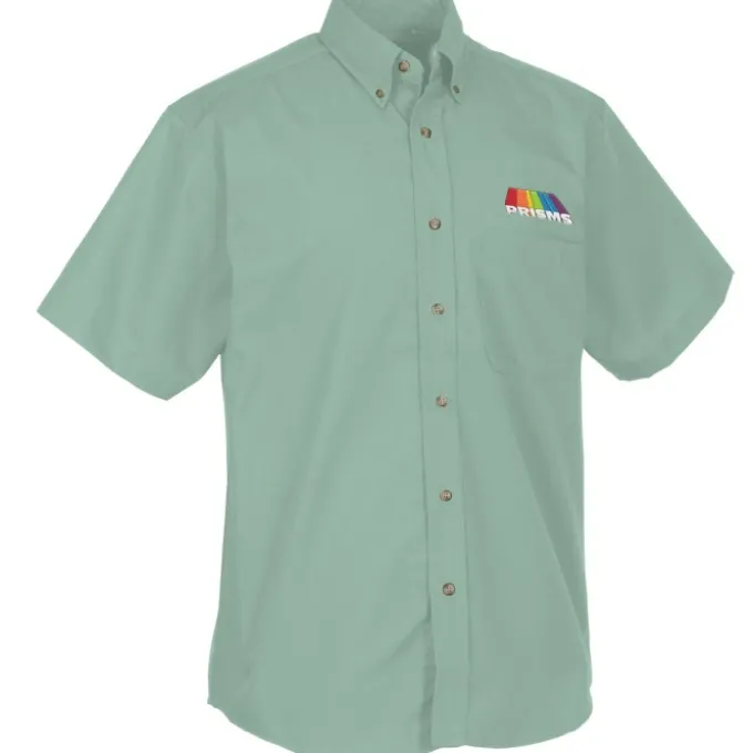Easy Care Short Sleeve Poplin Shirt - Men's
